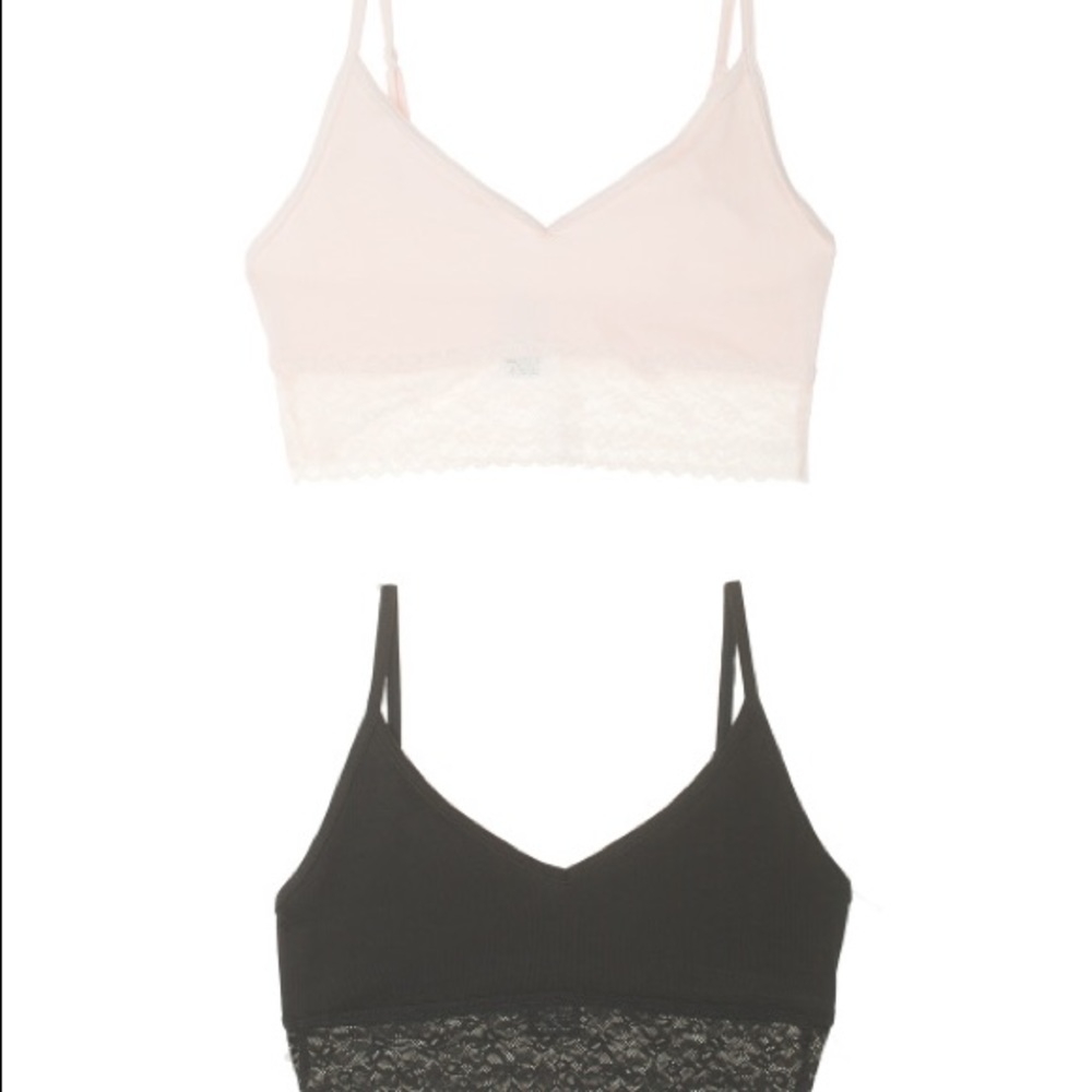 Calvin Klein, Bare Lace Bralette, Set of 2, M